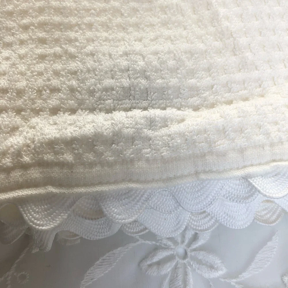 NEW Shabby Chic Gram Hand Kitchen Two Towels Set